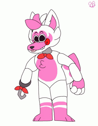 Funtime Foxy As A Bear GIF