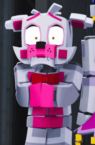 Funtime Foxy Hands Clasped GIF