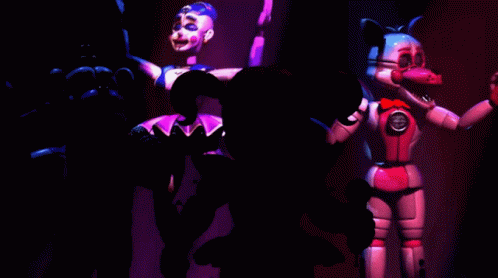Funtime Foxy Lock Dance Performance GIF