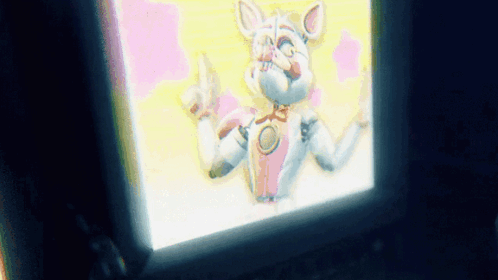 Funtime Foxy On The Screen GIF