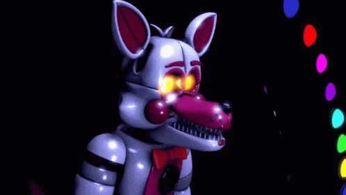 Funtime Foxy Turning Her Head GIF