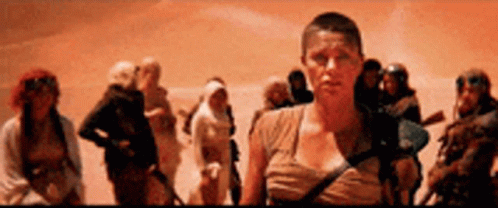 Furiosa And Team Stuck In The Desert GIF