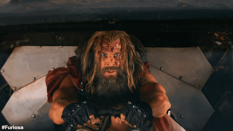 Furiosa Angry Long Haired Man GIF