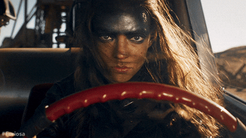 Furiosa Closing Big Gate GIF