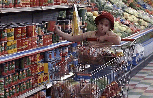 Furious Anna Chlumsky Grocery Shopping GIF