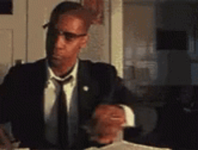 Furious Denzel Washington Taking Off Eyeglasses GIF