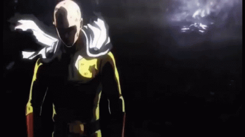 Furious Saitama Expression GIF