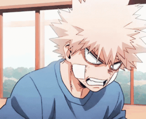 Furiously Mad Bakugou GIF