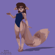 Furry Character Illustration GIF