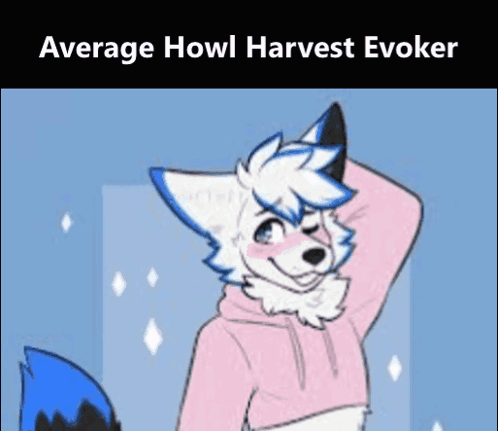 Furry Character with Average Howl Harvest Evoker