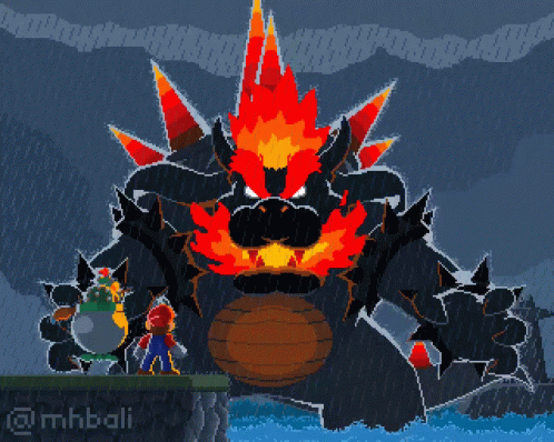 Fury Bowser Lightning GIF