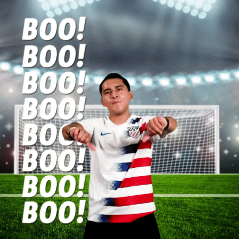 Futbol Sarcastic Thumbs Down Boo GIF