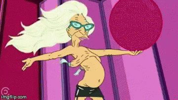 Futurama Hubert Fansworth Sexy Pose GIF