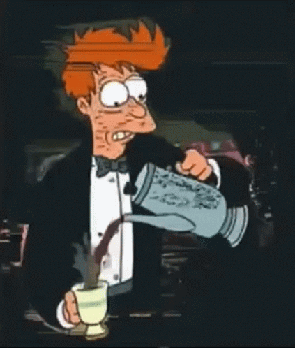 Futurama Spaz Glitch Philip Fry GIF
