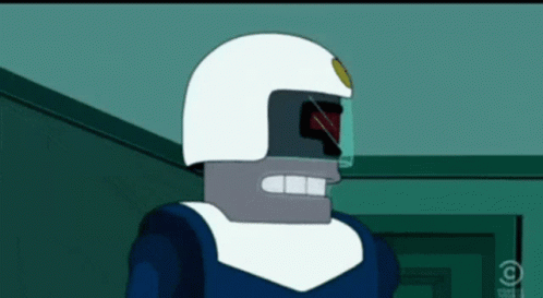 Futurama Url Robot Partner Looking Around GIF