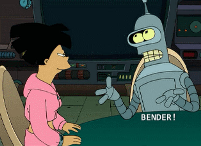 Futurama Bender Criticize Zoidberg GIF