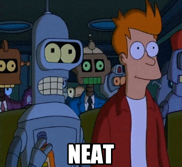 Futurama Bender Neat Photo GIF