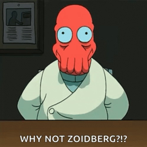 Futurama Character Asking Why Not Zoidberg