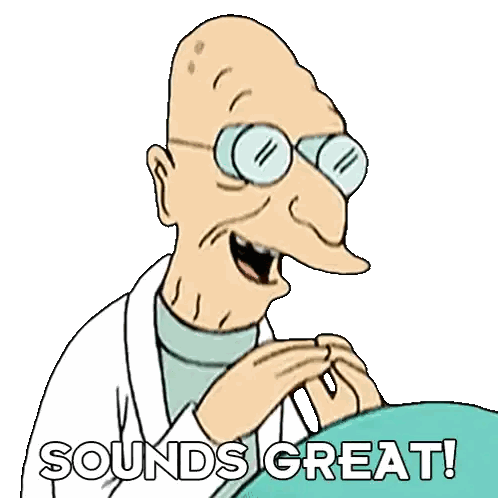 Futurama Character Laughing Says Sounds Great