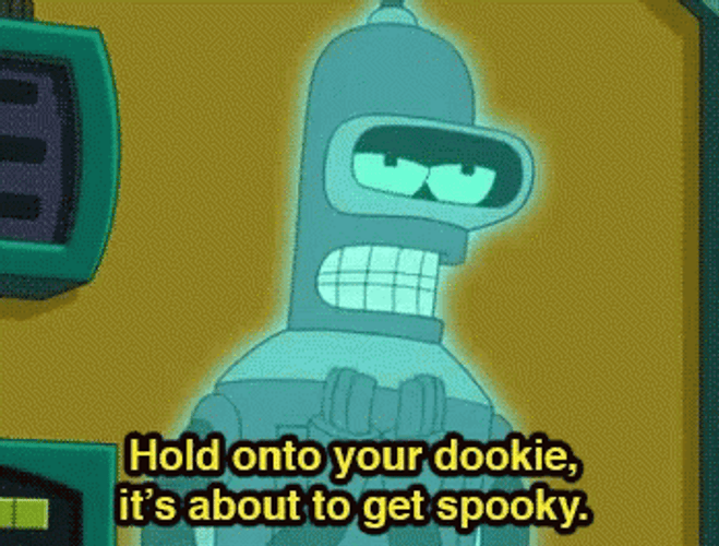 Futurama It's About To Get Spooky GIF