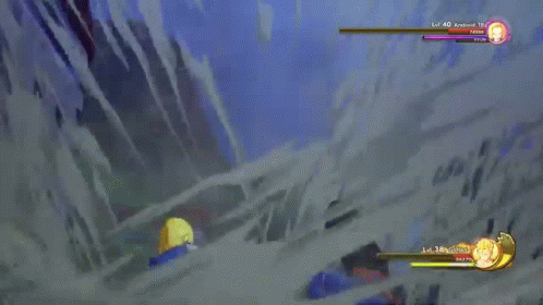 Future Gohan Composed His Power To Attack Android Eighteen And Android Seventeen GIF