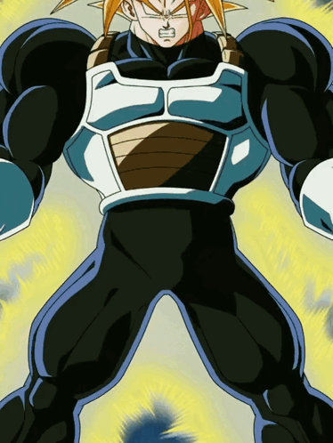 Future Gohan Full Blast Super Saiyan Transformation GIF