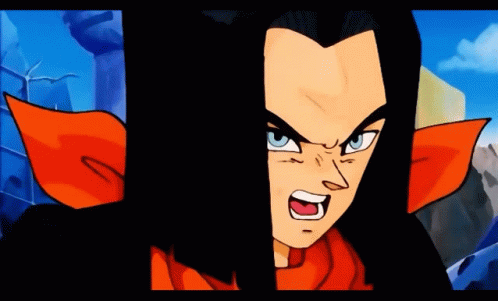 Future Gohan Smashed Android Eighteen's Face GIF