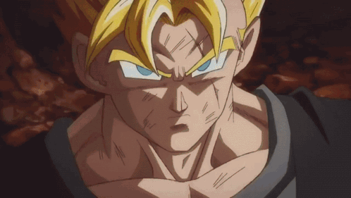 Future Gohan Super Saiyan Power Emancipation GIF