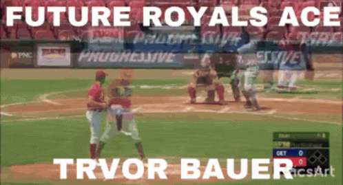Future Royals Ace Trvor Bauer Is Playing Baseball GIF