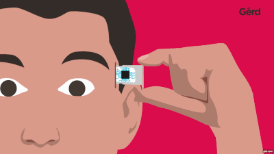 Future Technology Animated Brain Chip GIF