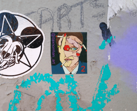 Futuristic Abstract Face Fine GIF