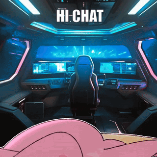 Futuristic Car Saying Hi Chat