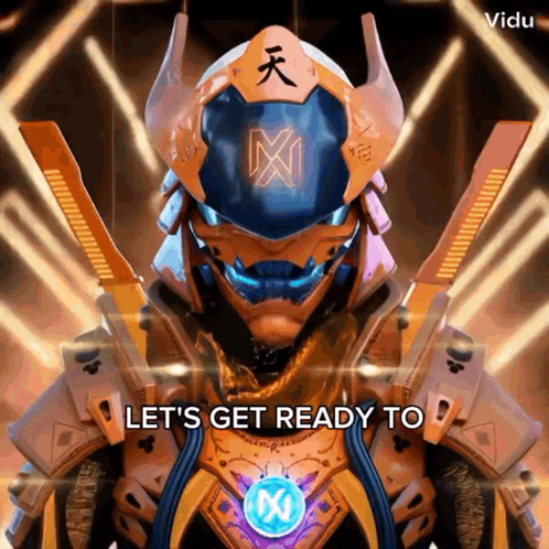 Futuristic Robot Let's Get Ready To GIF