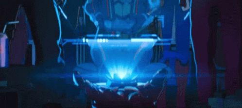 Futuristic Screen Saying Plan GIF