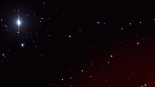 Futuristic Spaceship Flying Through Starry Sky