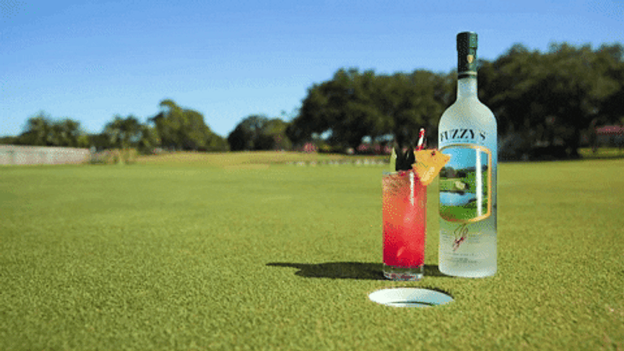 Fuzzy's Vodka In Golf Course GIF