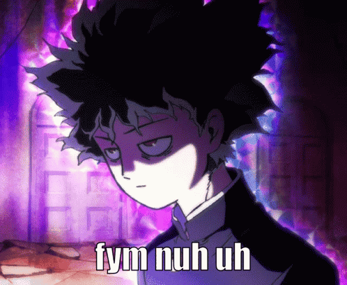 Fym Nuh Uh Purple Overpower Boy GIF