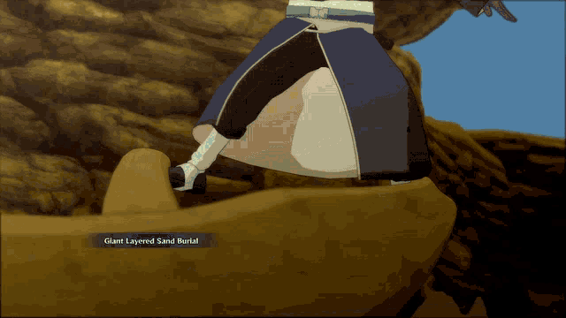 Gaara Giant Layered Sand Burial GIF
