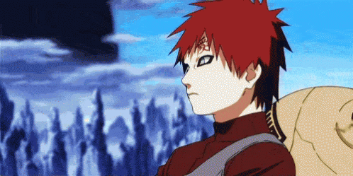 Gaara Sand Crawling In Air GIF