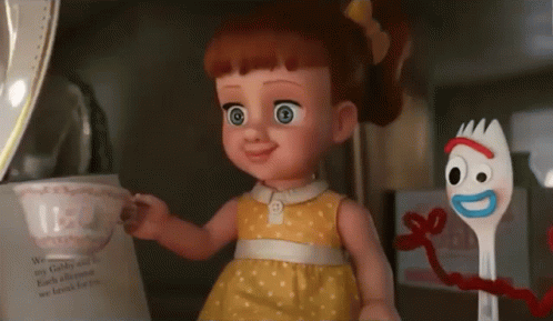 Gabby And Forky Boston Tea Party GIF