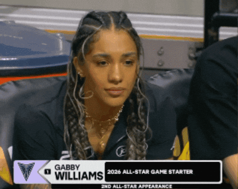 Gabby Williams 2Nd All-Star Appearance GIF