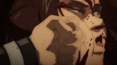 Gabu Getting Punch In Aot GIF