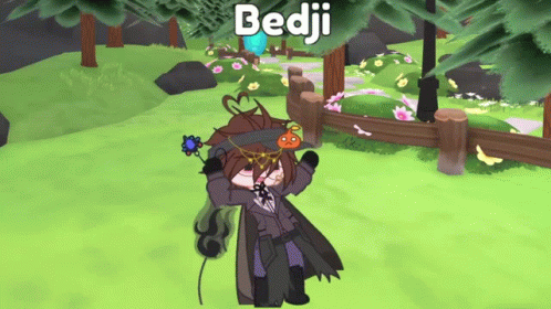Gacha Bedji Dancing In The Ground GIF