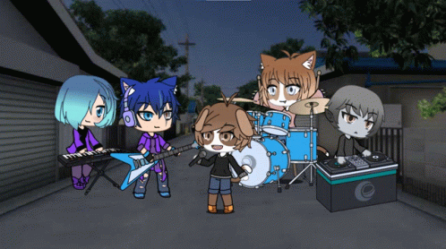 Gacha Club Musical Playing GIF