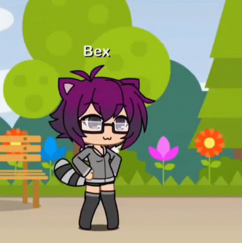 Bex Gacha Life Blinking GIF