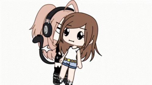 Gacha Life Cute Uwu Chibi Fighting GIF