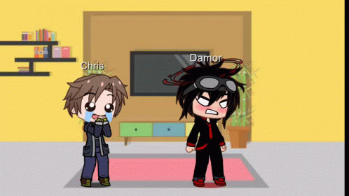Gacha Life Damor And Chris What Is This GIF