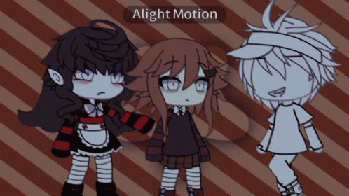 Gacha Life Characters In Alight Motion GIF