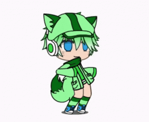 Gacha Life Wolf Girl Dancing GIF