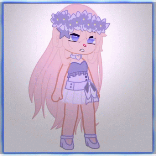 Gacha Life Preppy Character Swan Dance GIF